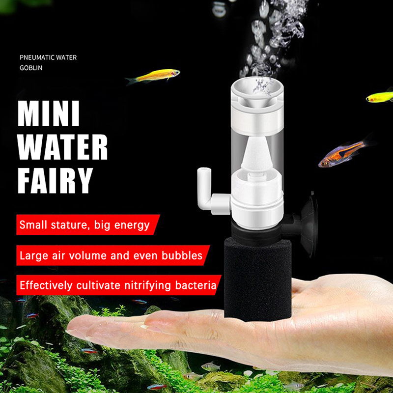 Aquarium Fish Betta - Luftbetriebener Aquarium-Schwammfilter mit extrem leisem Betrieb