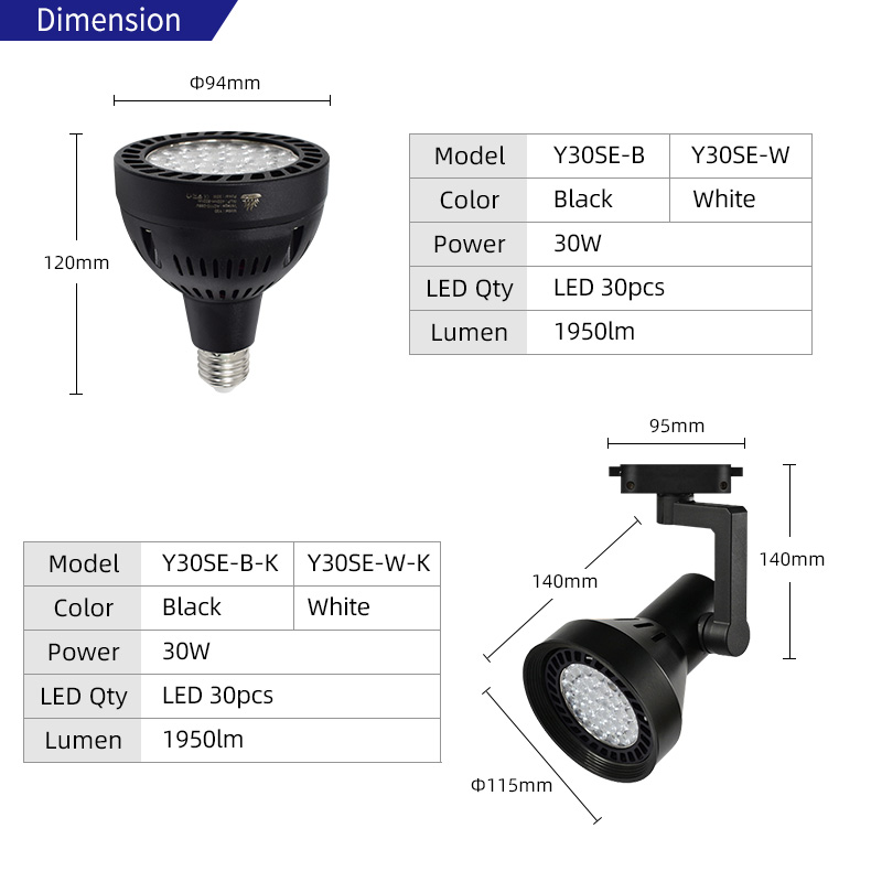 Aquarium Light - Y30SE Vollspektrum-Aluminium-LED-Aquarium-Wachstumslampe für Paludarium Aquascape Light