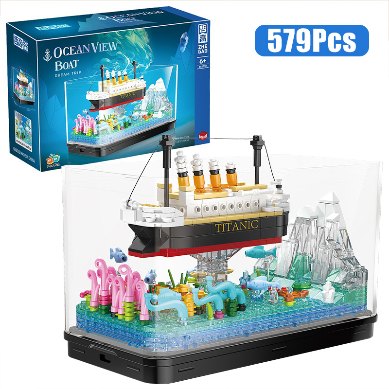 Aquarium Fish Keeping - Moc Titanic Cruise Line Piraten schiff