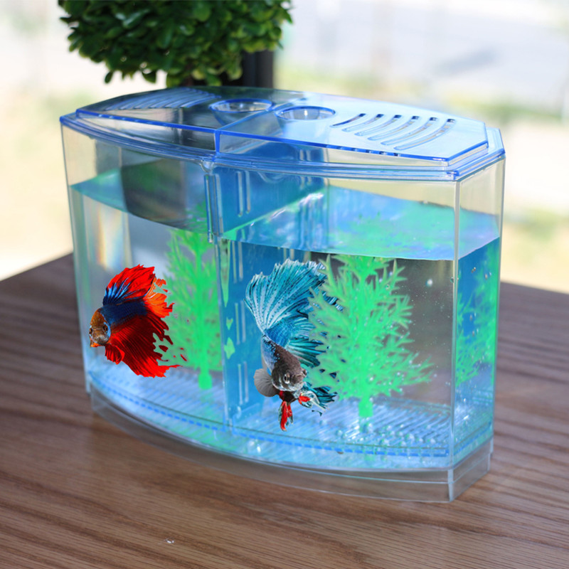 Aquarium Fish Keeping - Neuartiges und lustiges Spielzeug, kreative Aquarium-Isolationsbox,