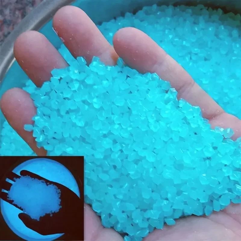 Fish Tank Gravel - 1000 Stück 3–5 mm leuchtender Sand,