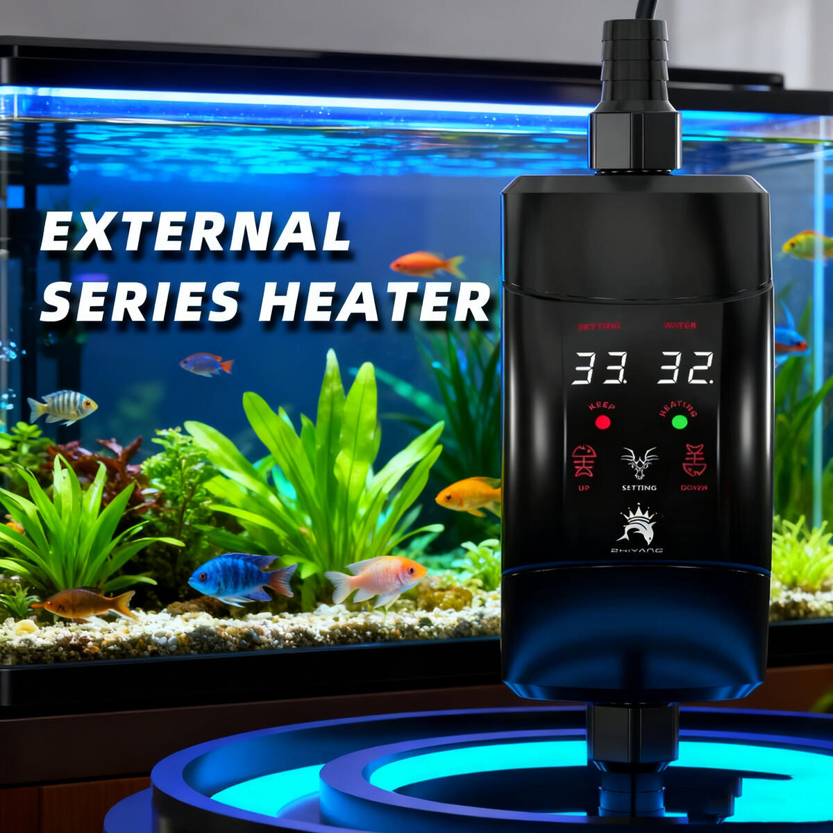 Fish Tank Heater - Externe Heizstab 300 W -1200 W
