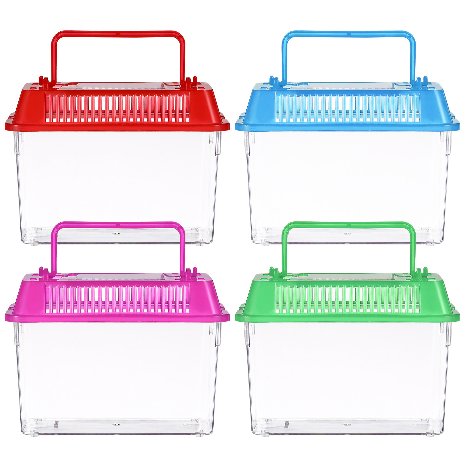 Aquarium Fish Betta - Tragbares Mini-Aquarium aus Kunststoff für Kleine