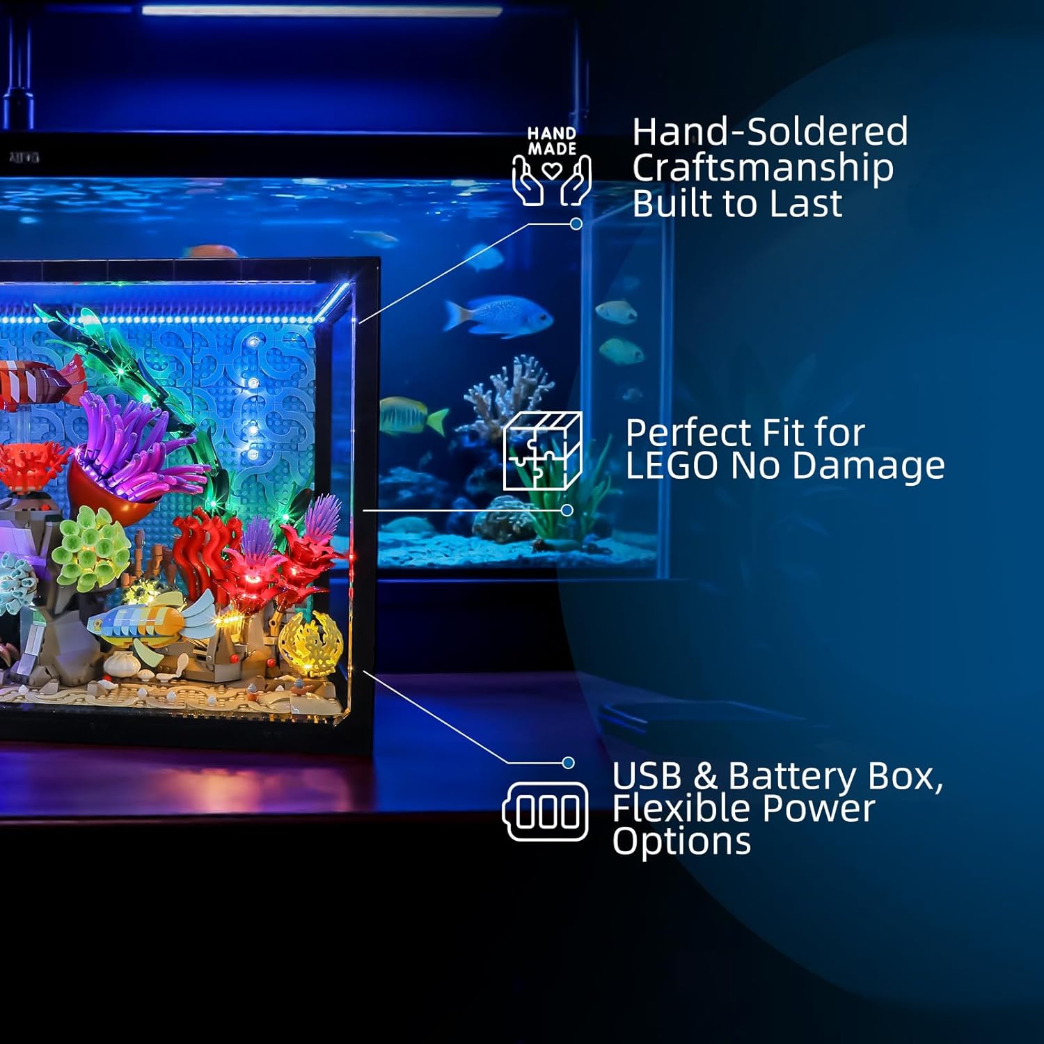Hprosper LED-Licht für Lego 10 – Aquarium Light Bewertung und Preis