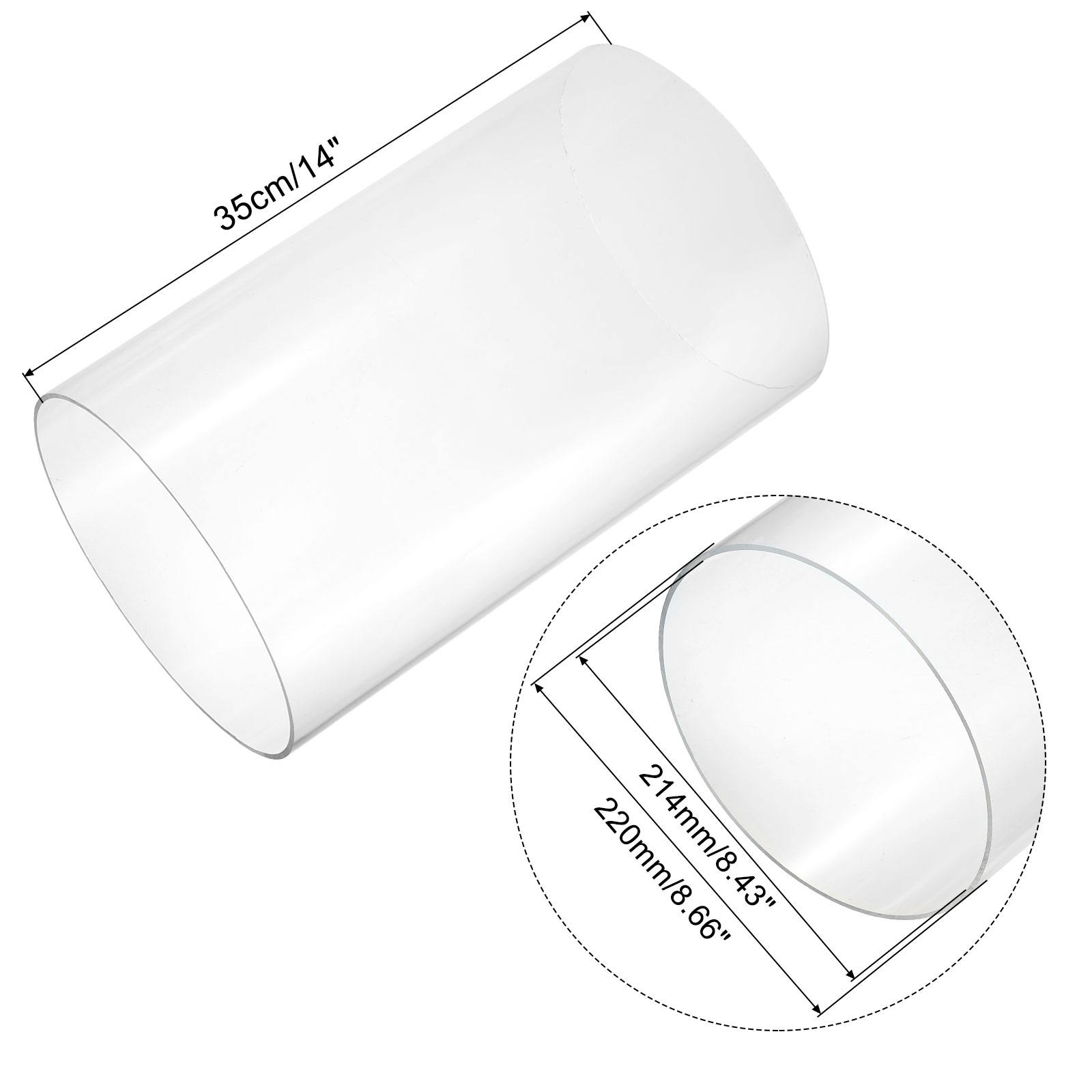 350 mm transparentes Acryl-Aqu – Fish Tank Heater Bewertung und Preis