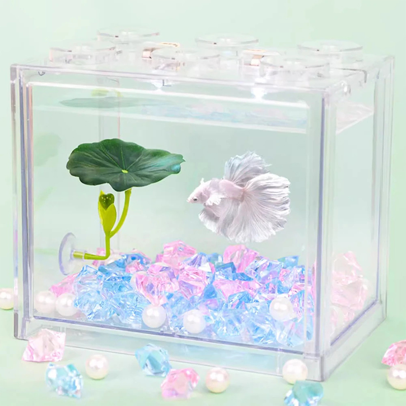 (Ce14)1/5PC Grüne Blatt-Hängem – Aquarium Fish Betta Bewertung und Preis