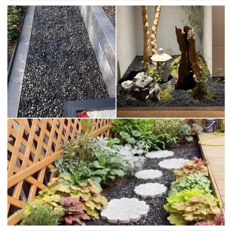 Weiß-schwarze polierte Flussst – Fish Tank Gravel Bewertung und Preis