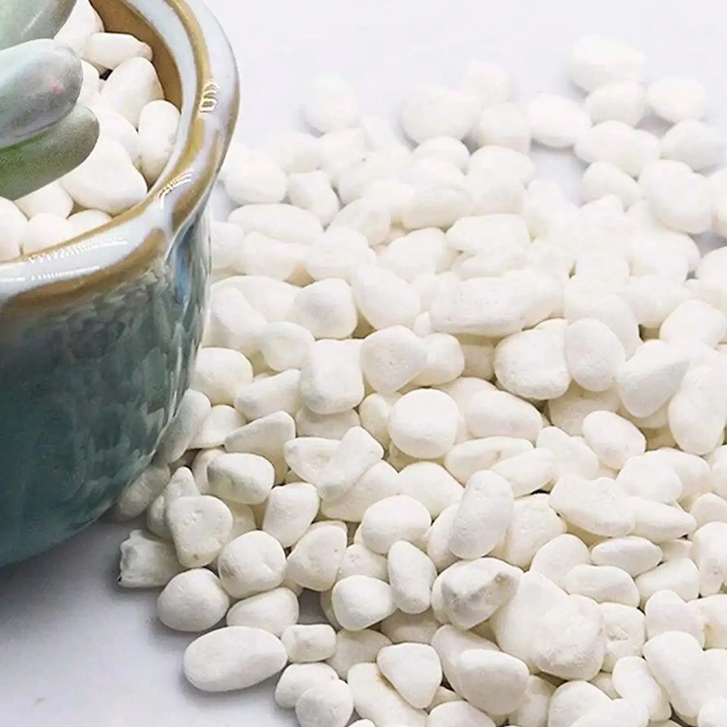 Weiß-schwarze polierte Flussst – Fish Tank Gravel Bewertung und Preis