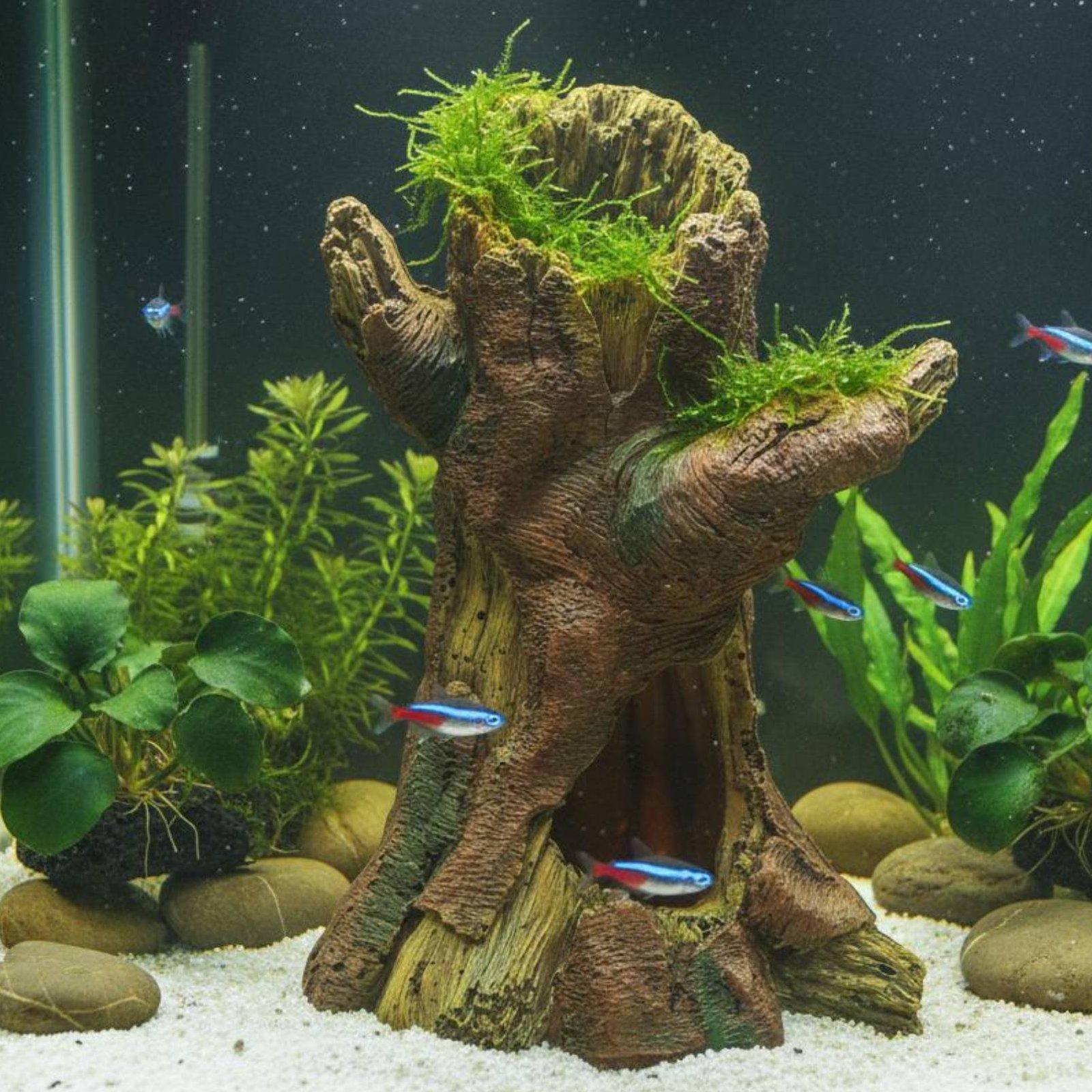 Aquarium-Dekoration: Harz-Baum – Aquarium Fish Tank Bewertung und Preis