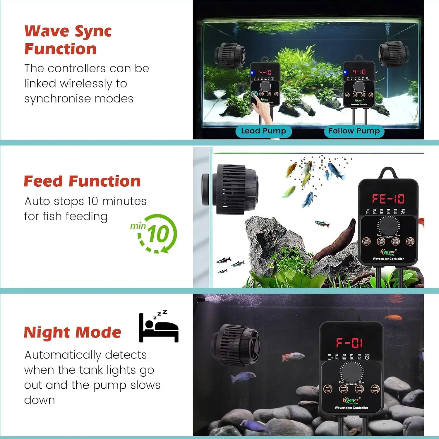 Einstellbarer Aquarium-Welleng – Aquarium Pump Bewertung und Preis